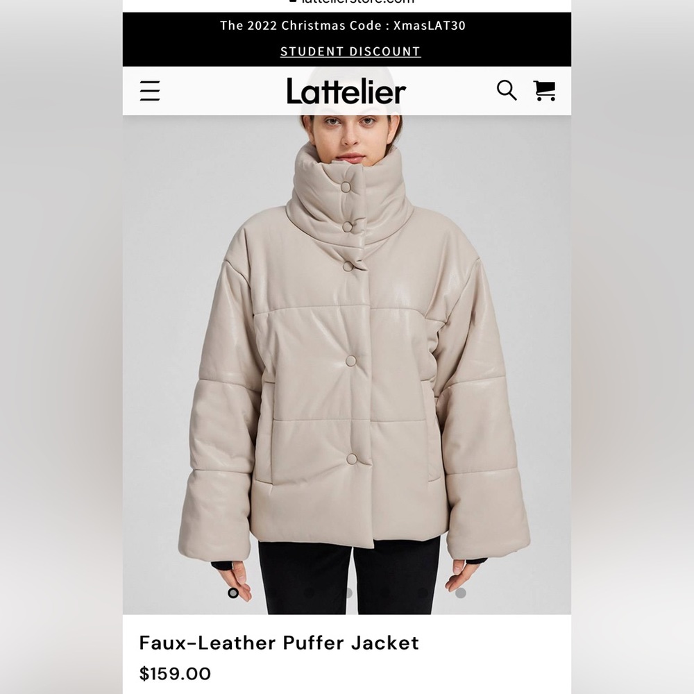 Faux Leather coat